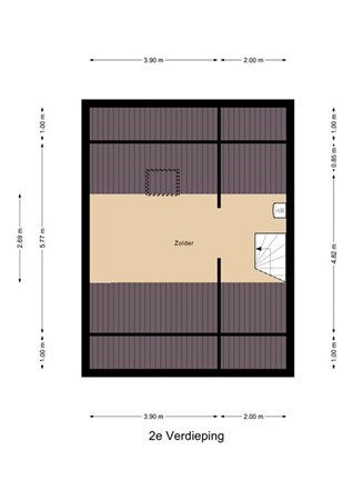 Plattegrond - Graaf Hendrik Van Den Bergstraat 21, 5923 CD Venlo - 2e Verd.jpg